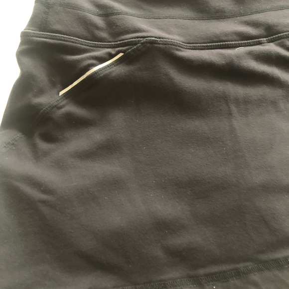 Athleta Black Tennis Running Skirt With Shorts - Picture 3 of 7